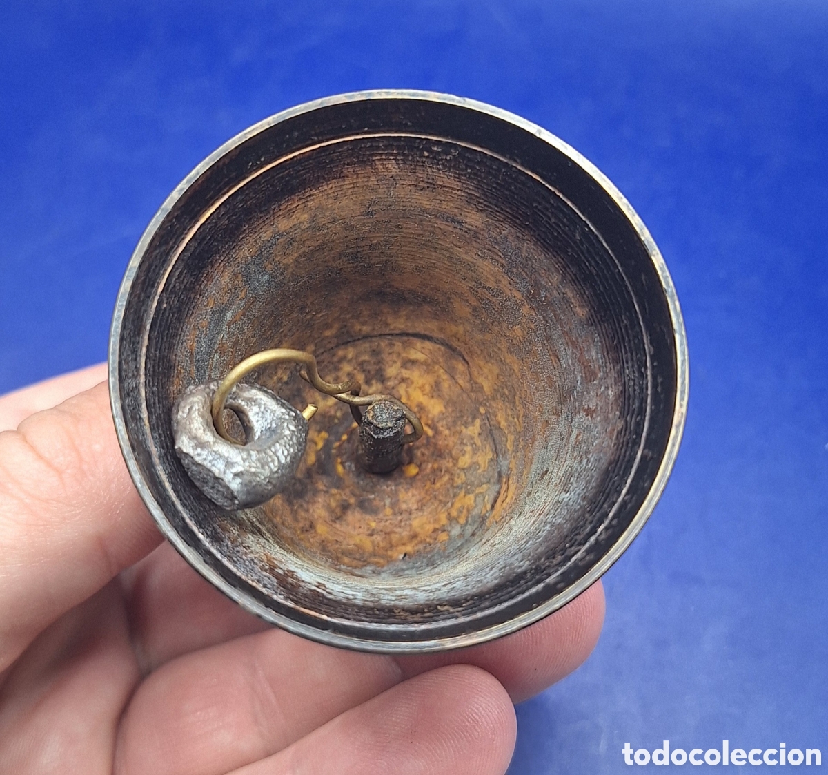 Antig&uuml;edades: Campana de Metal con &Aacute;ngel - Foto 10