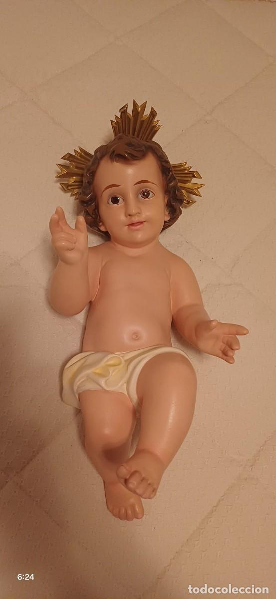 Antig&uuml;edades: Ni&ntilde;os Jes&uacute;s. Olot 34 cm - Foto 1