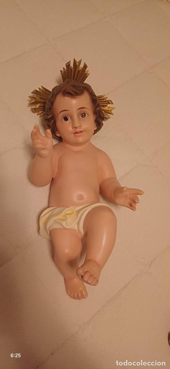 Antig&uuml;edades: Ni&ntilde;os Jes&uacute;s. Olot 34 cm - Foto 5