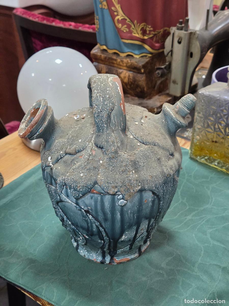 Antig&uuml;edades: botijo de ceramica vintage - Foto 1