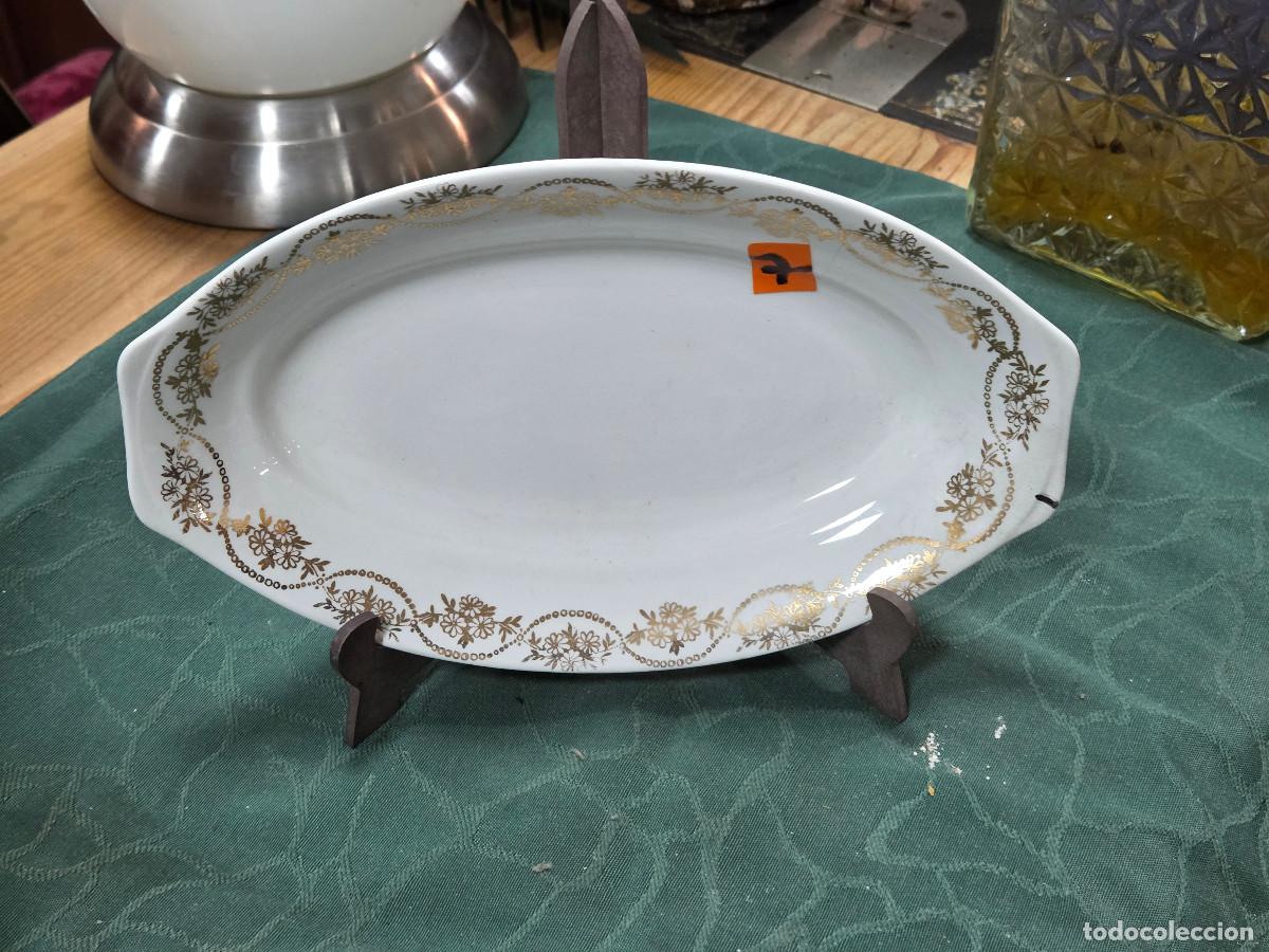 Antig&uuml;edades: bandeja de ceramica vintage - Foto 1