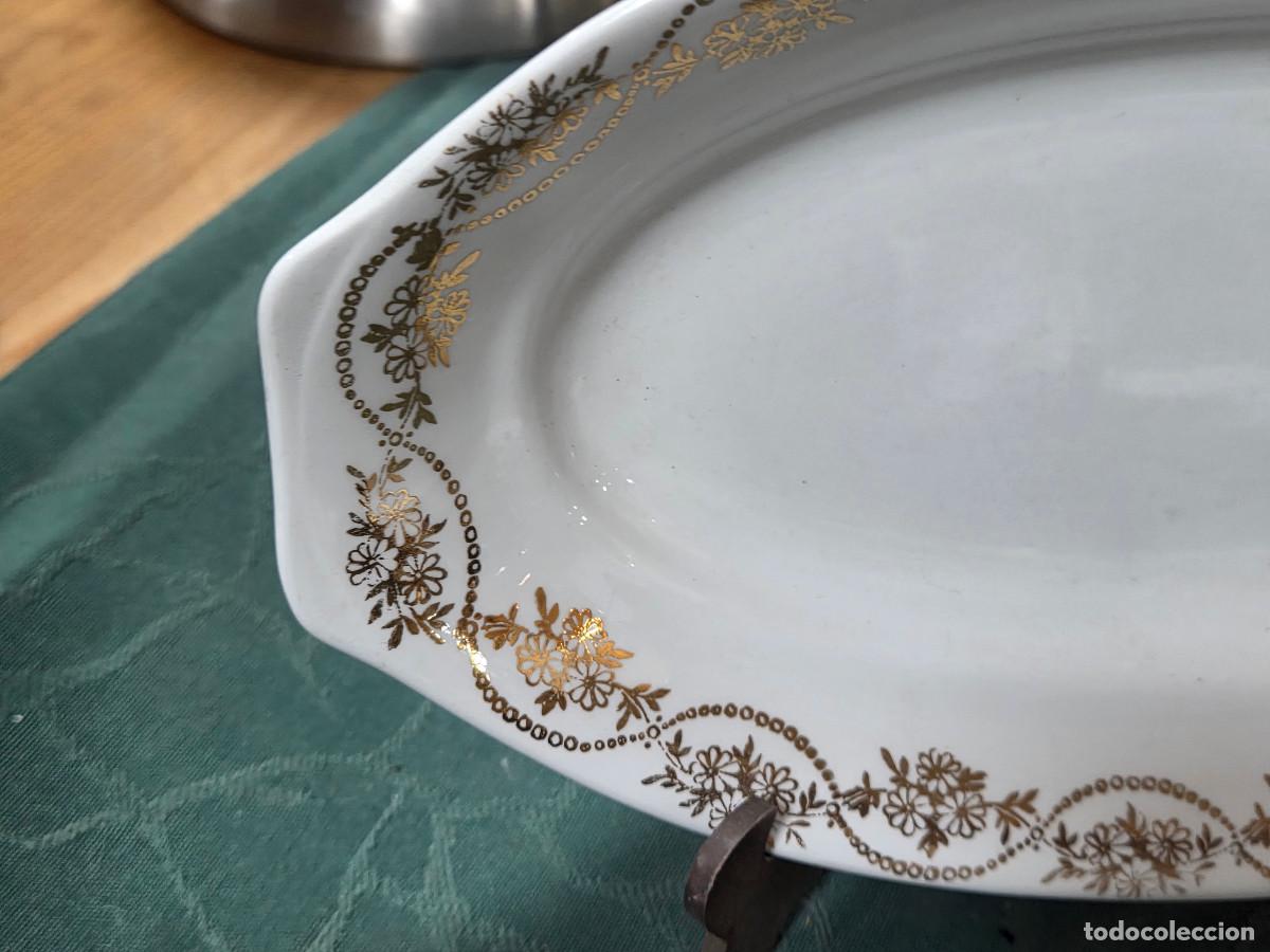 Antig&uuml;edades: bandeja de ceramica vintage - Foto 2