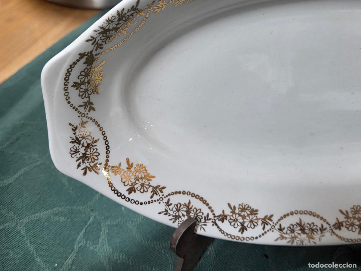 Antig&uuml;edades: bandeja de ceramica vintage - Foto 3