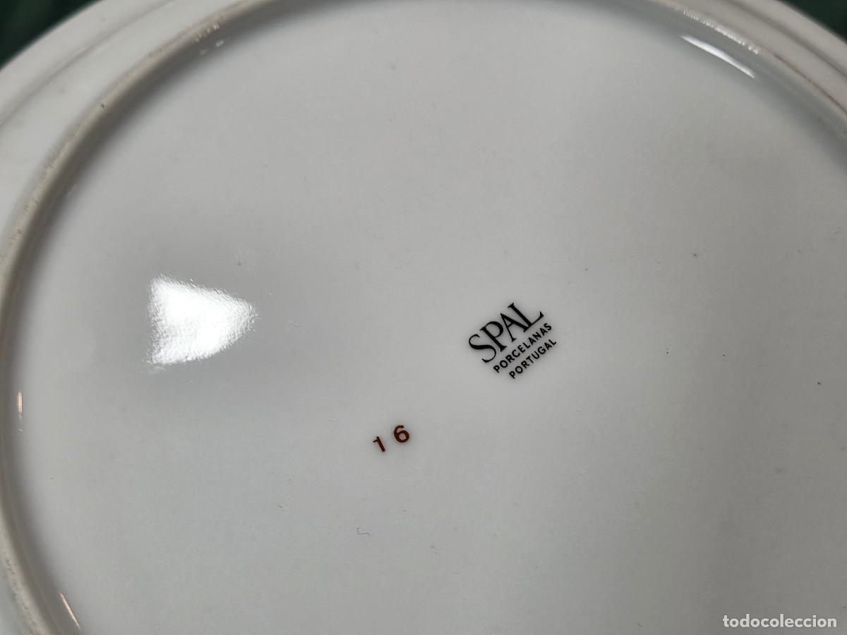 Antig&uuml;edades: plato de porcelana de postre - Foto 3