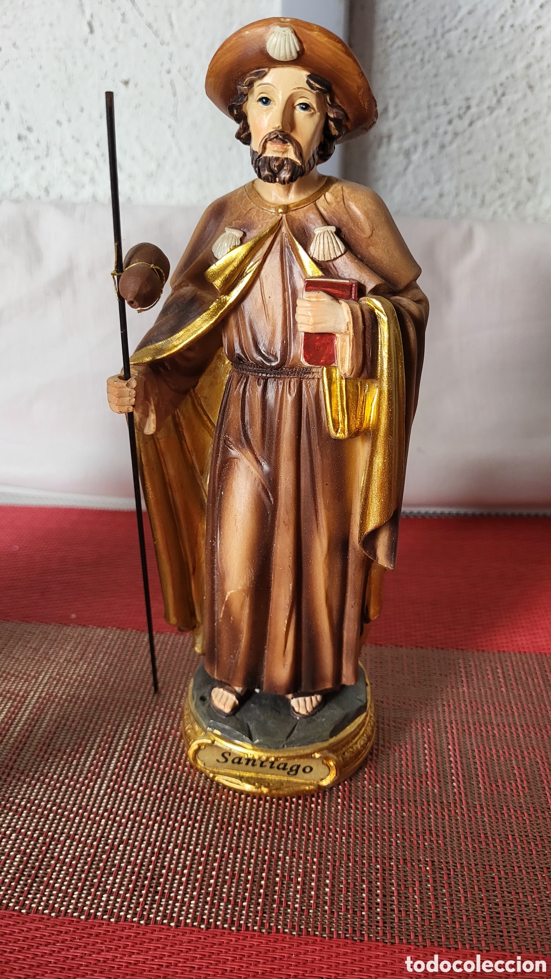 Antig&uuml;edades: Figura Religiosa Santiago - Foto 2