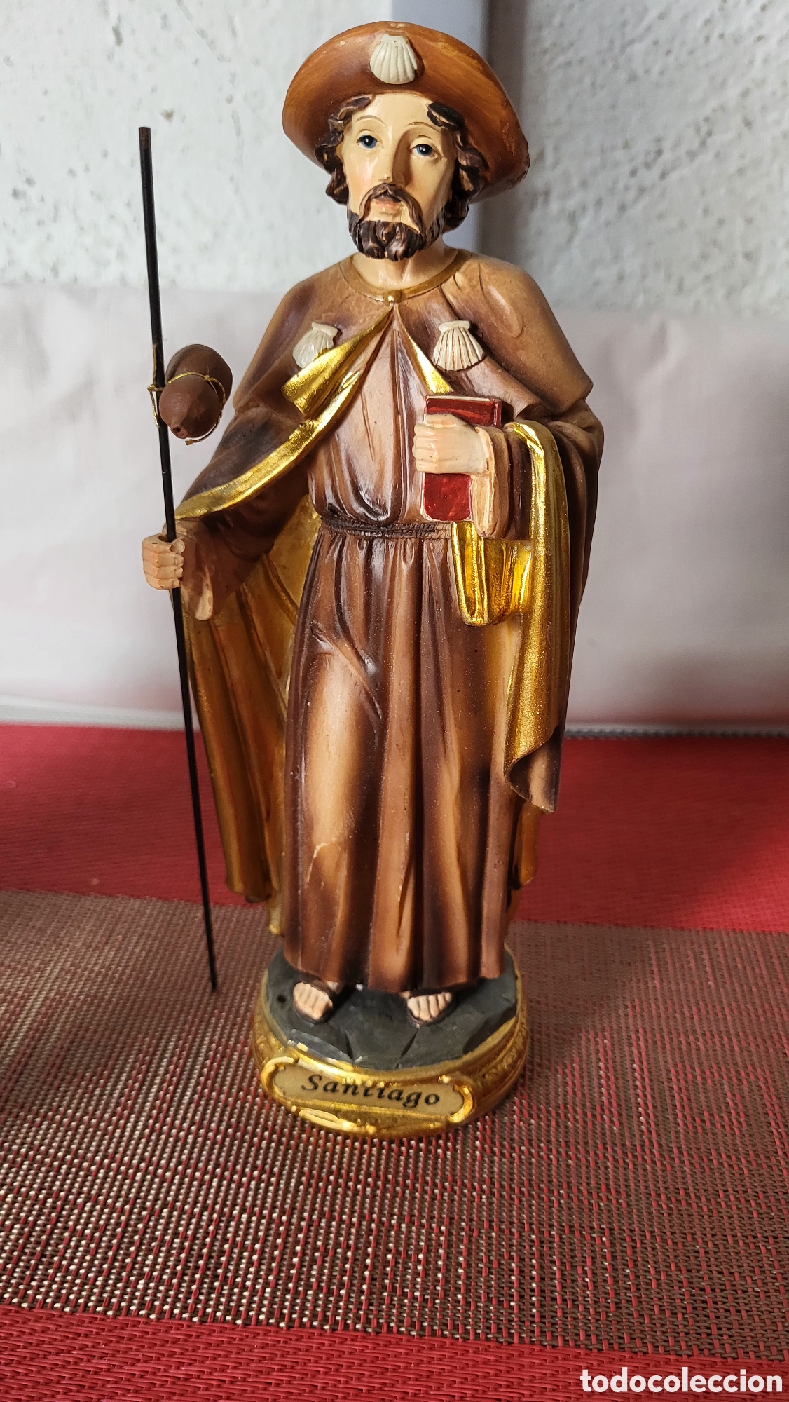 Antig&uuml;edades: Figura Religiosa Santiago - Foto 1