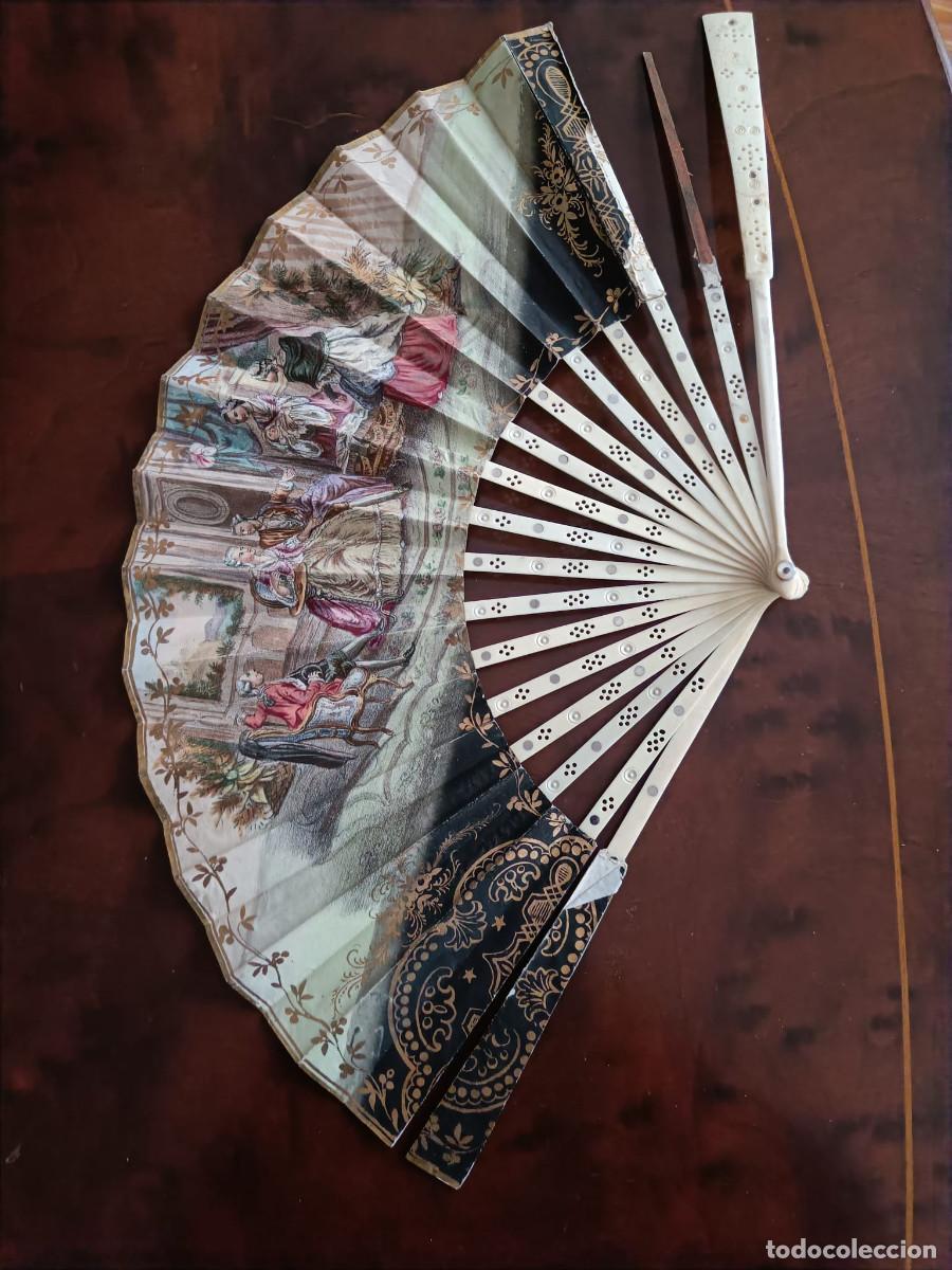 Antig&uuml;edades: ABANICO HUESO ESQUELETO - Foto 1