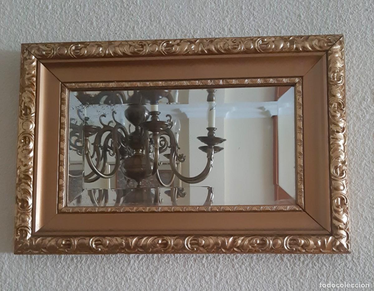 Antig&uuml;edades: ANTIGUO ESPEJO DORADO - Foto 2
