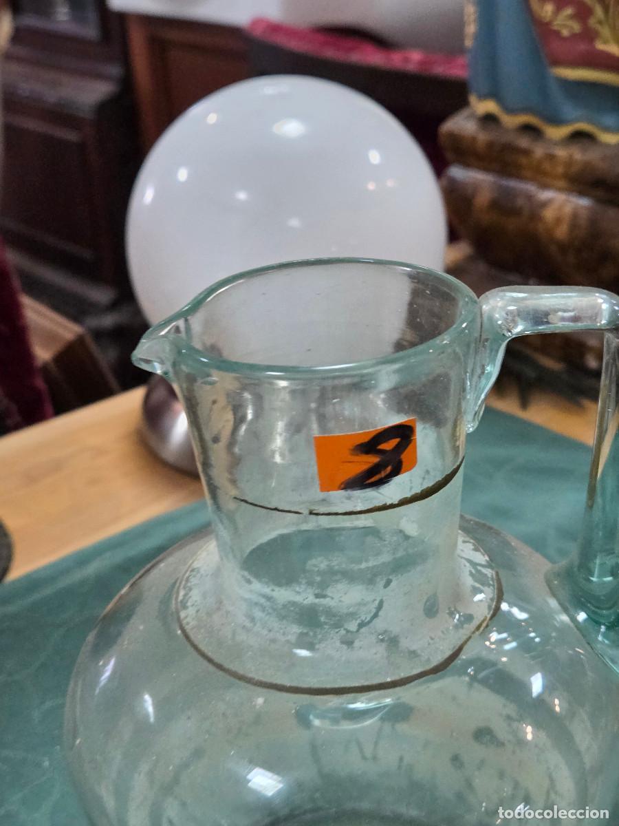 Antig&uuml;edades: jarra de cristal antigua - Foto 1