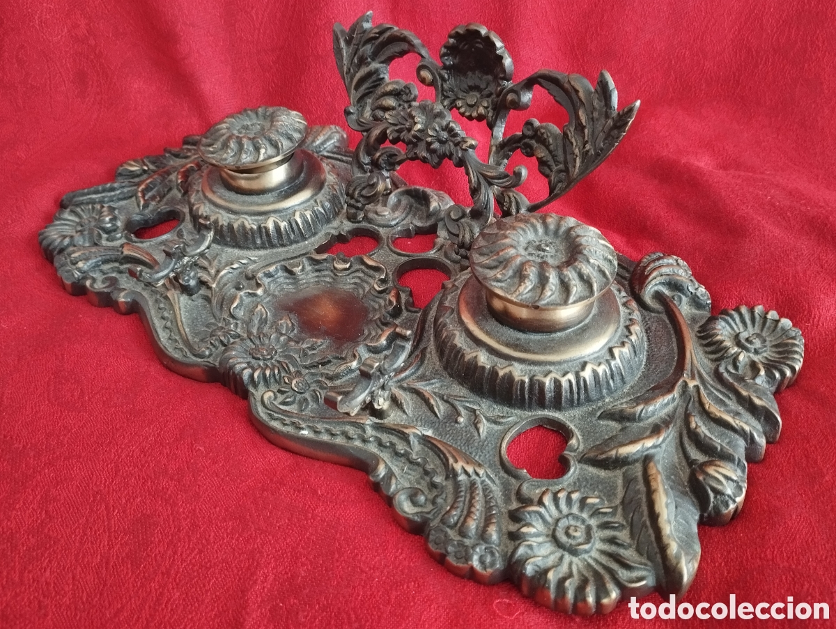 Antig&uuml;edades: Antigua Escriban&iacute;a Bronce. - Foto 6