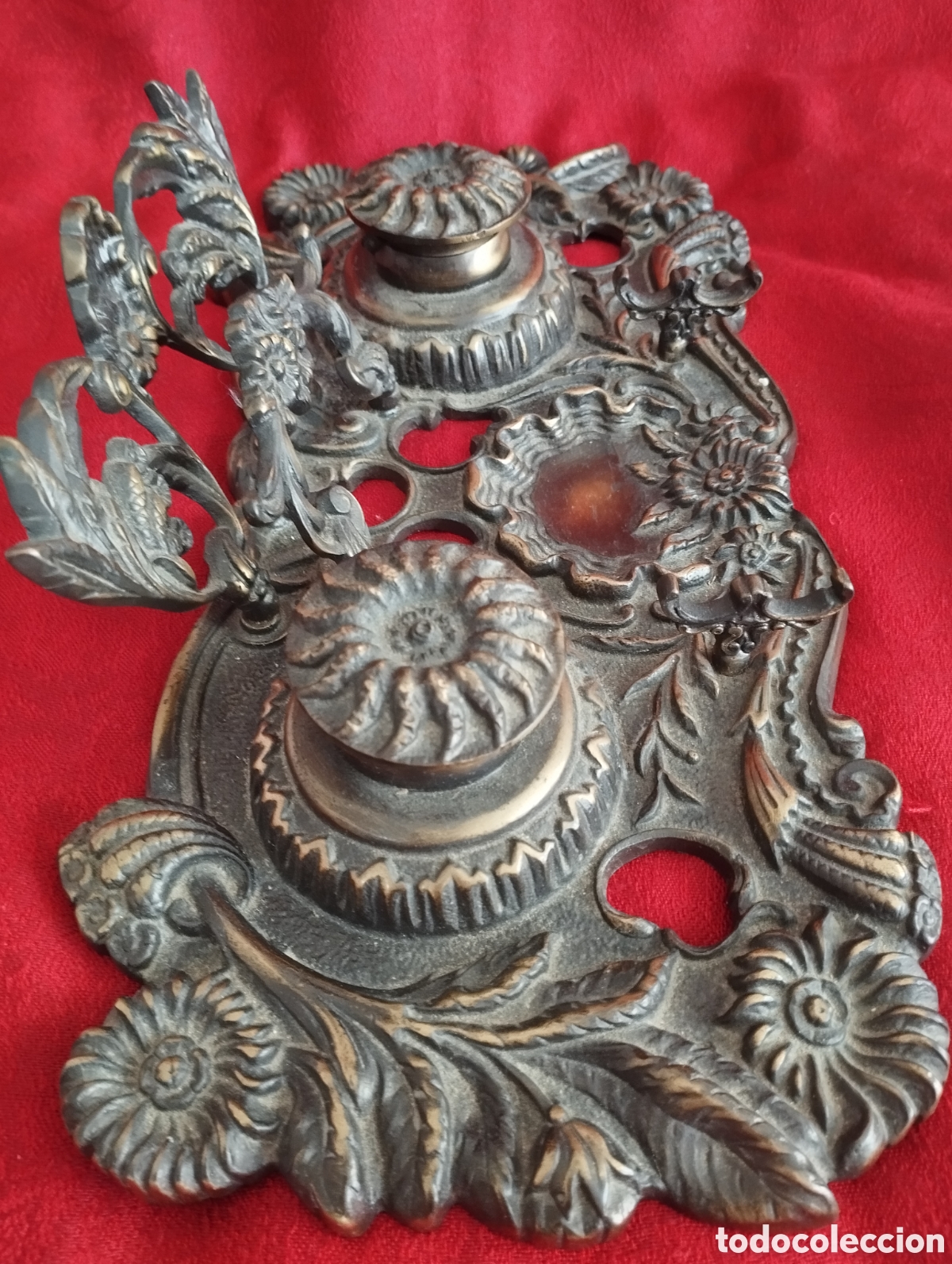 Antig&uuml;edades: Antigua Escriban&iacute;a Bronce. - Foto 8