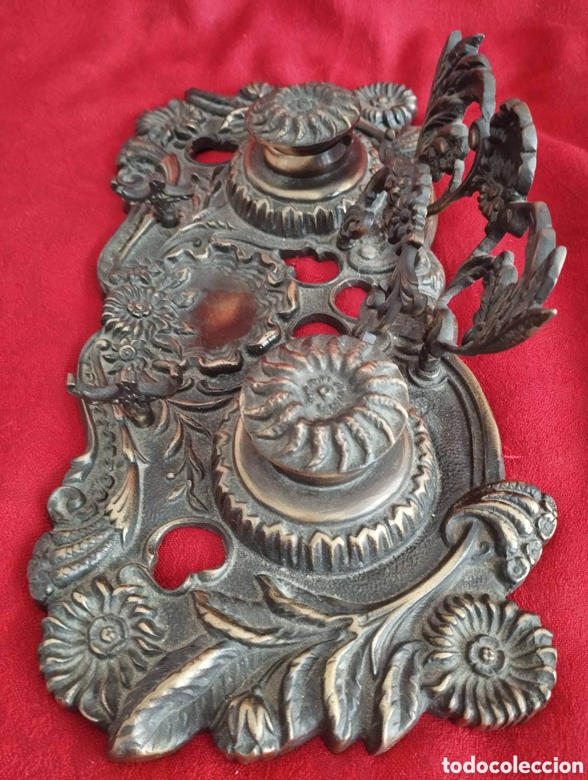 Antig&uuml;edades: Antigua Escriban&iacute;a Bronce. - Foto 10