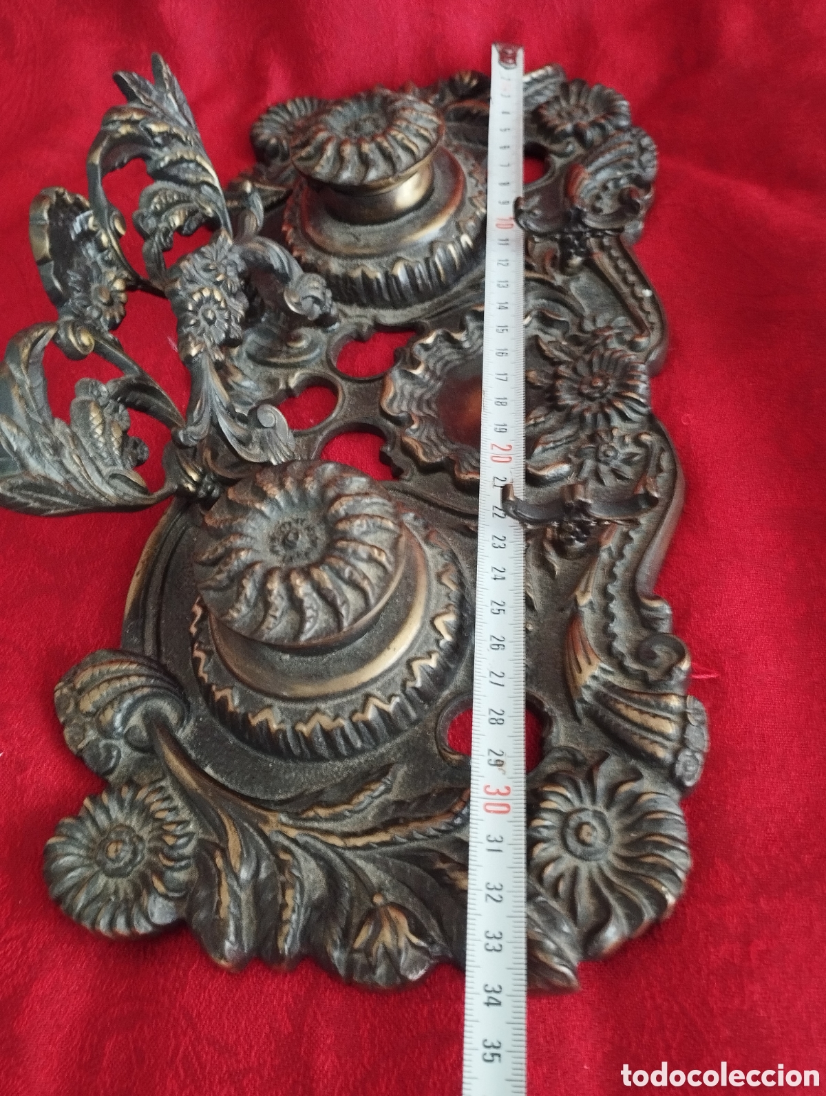 Antig&uuml;edades: Antigua Escriban&iacute;a Bronce. - Foto 11