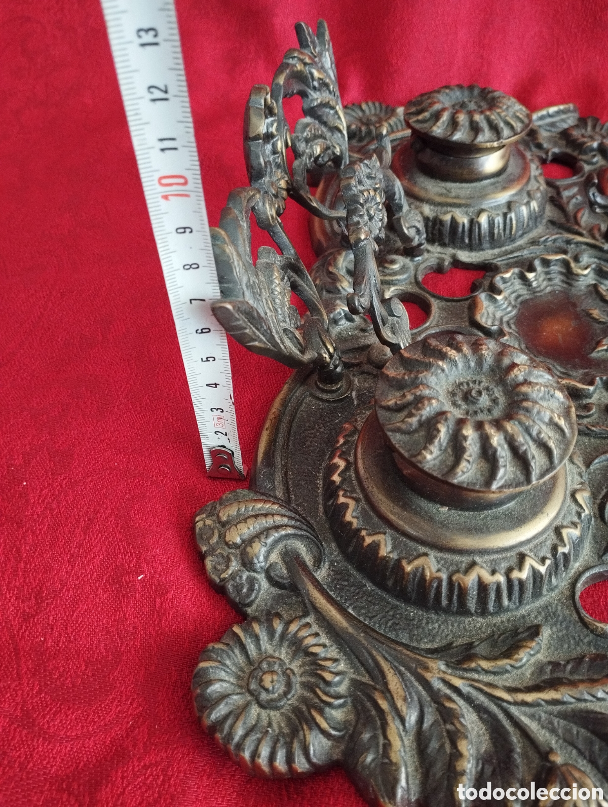 Antig&uuml;edades: Antigua Escriban&iacute;a Bronce. - Foto 12