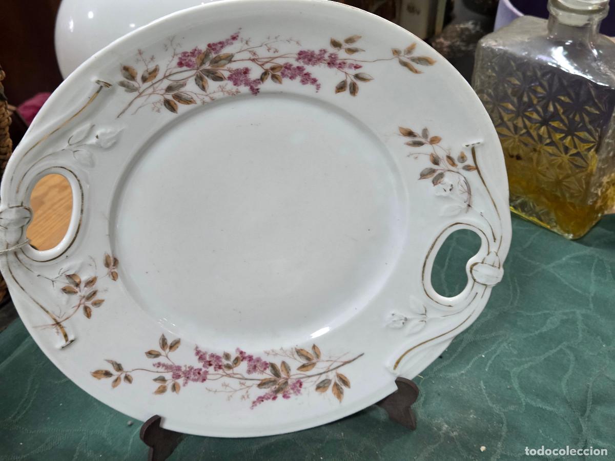 Antig&uuml;edades: bandeja de porcelana - Foto 1