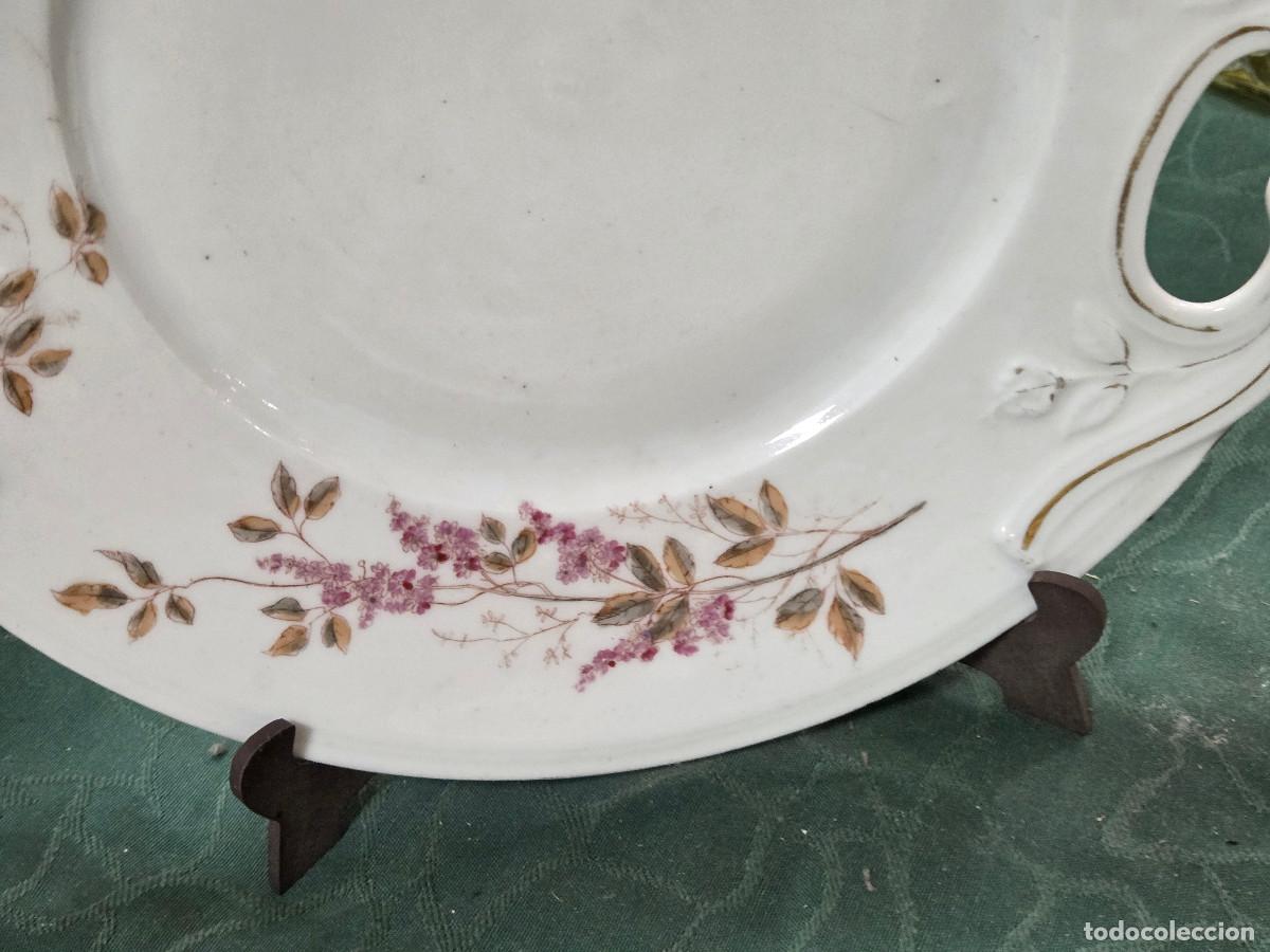 Antig&uuml;edades: bandeja de porcelana - Foto 2