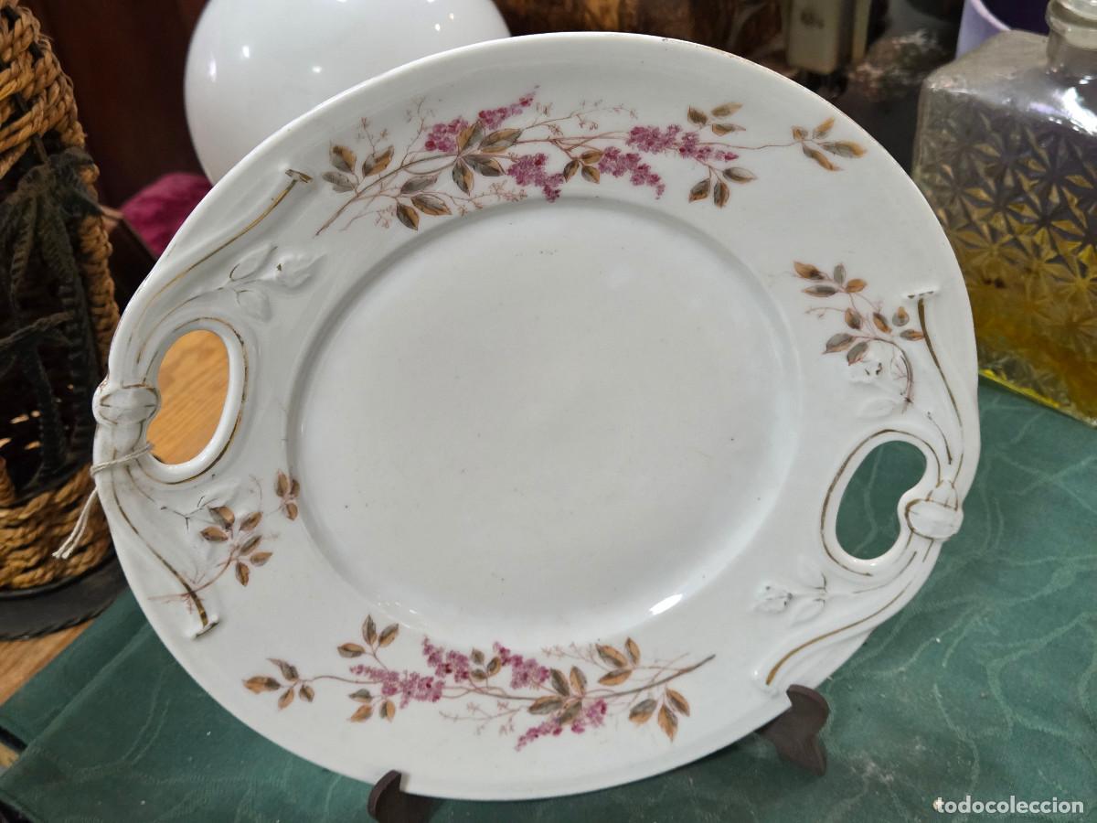 Antig&uuml;edades: bandeja de porcelana - Foto 1
