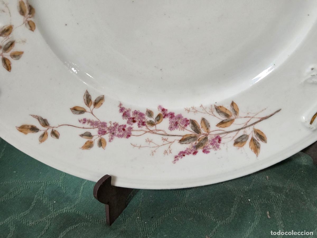Antig&uuml;edades: bandeja de porcelana - Foto 3