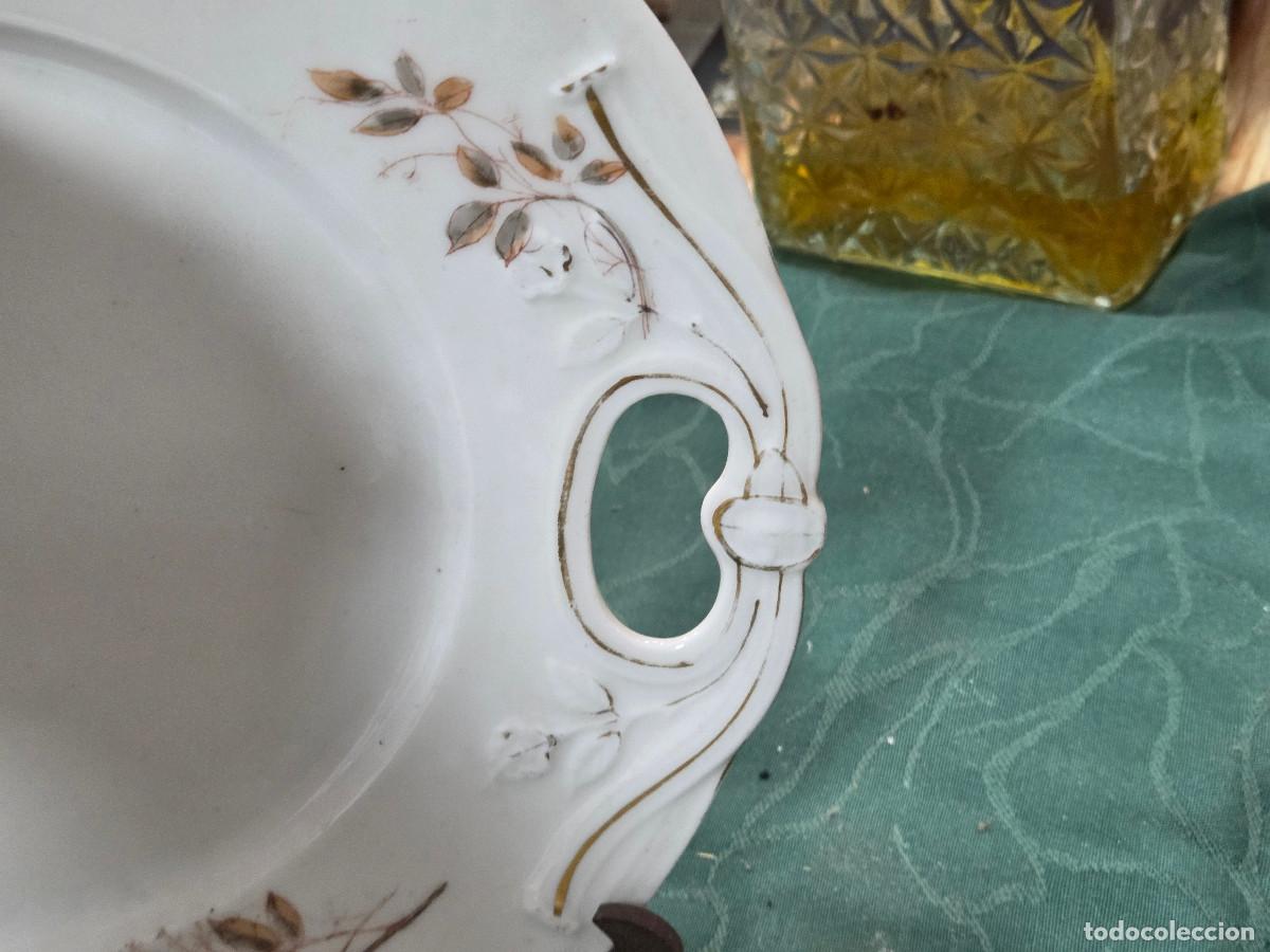 Antig&uuml;edades: bandeja de porcelana - Foto 4