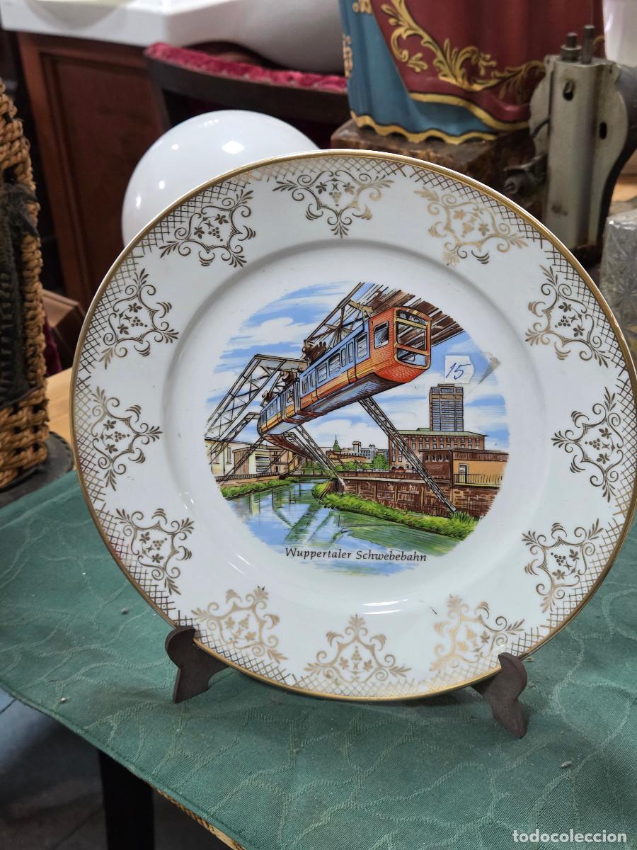 Antig&uuml;edades: plato de porcelana baviera - Foto 1