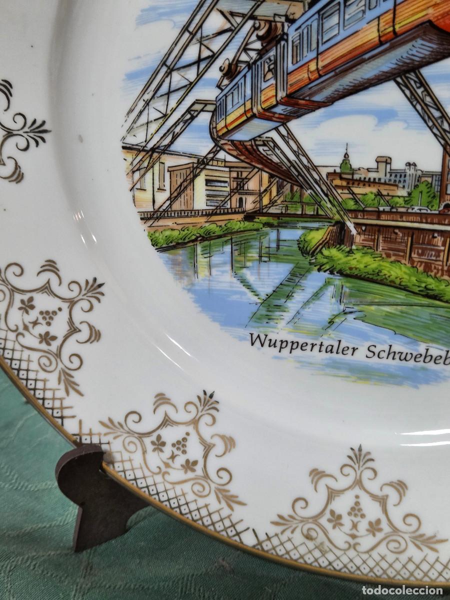 Antig&uuml;edades: plato de porcelana baviera - Foto 3