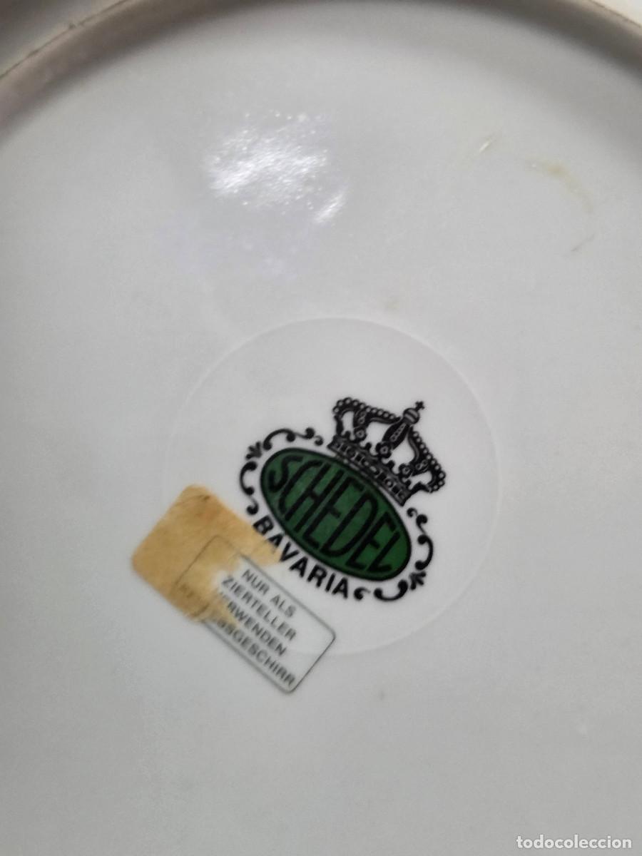 Antig&uuml;edades: plato de porcelana baviera - Foto 4