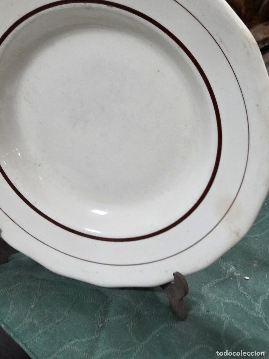 Antig&uuml;edades: plato de ceramica hondo - Foto 2