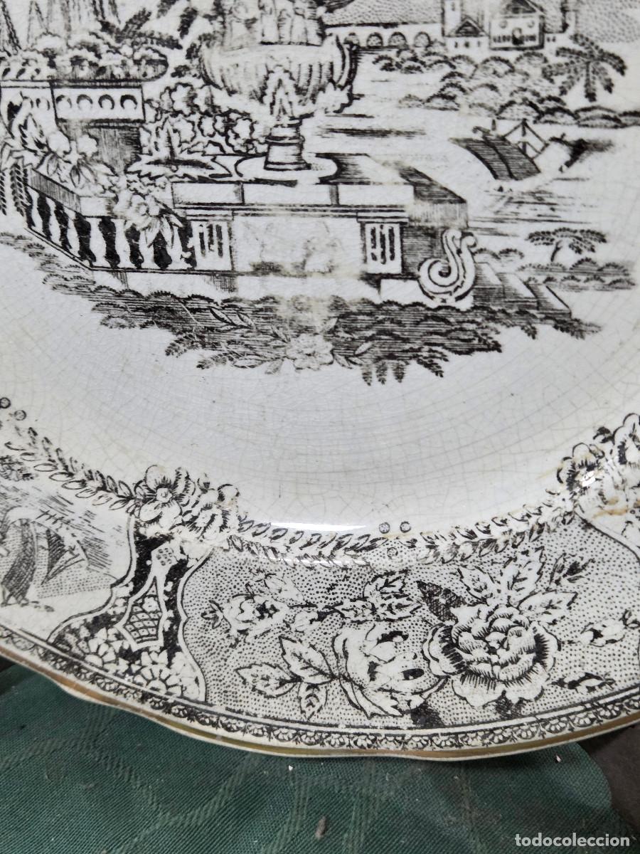Antig&uuml;edades: plato de ceramica vintage - Foto 3