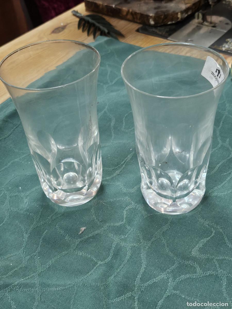 Antig&uuml;edades: a vasos antiguo de cristal - Foto 1