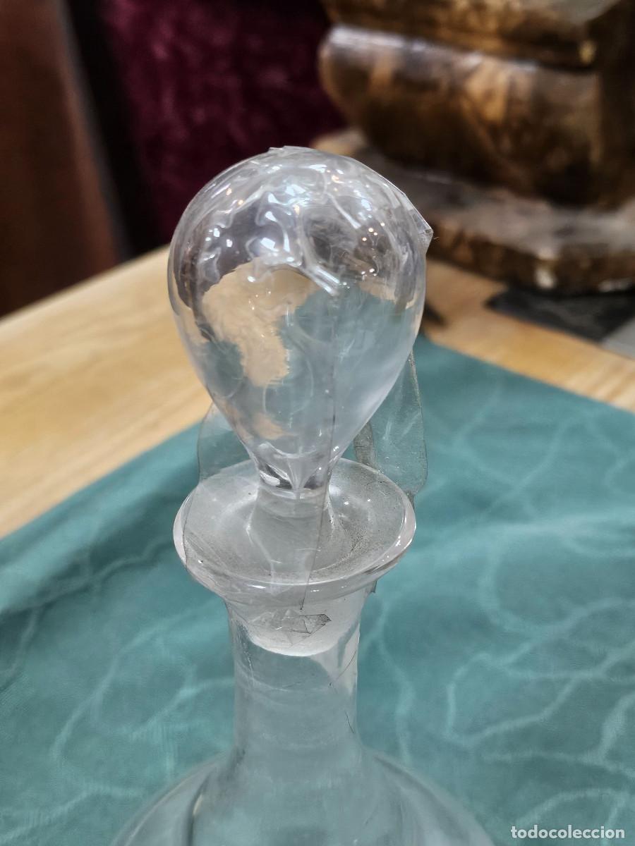 Antig&uuml;edades: botella peque&ntilde;a de cristal - Foto 3
