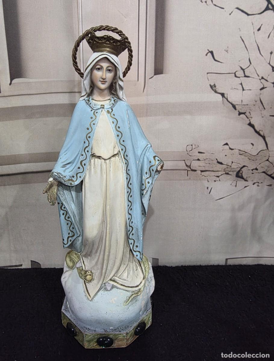 Antig&uuml;edades: Antigua virgen de olot para restaurar - Foto 1