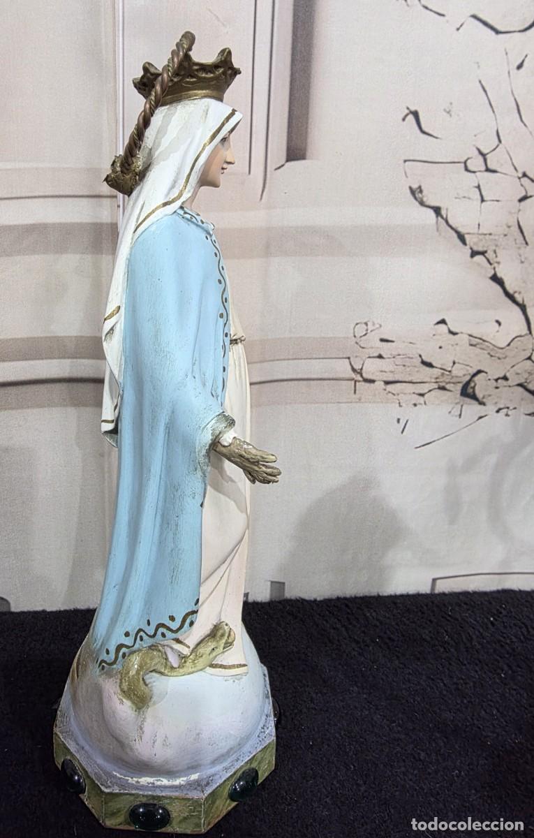 Antig&uuml;edades: Antigua virgen de olot para restaurar - Foto 3