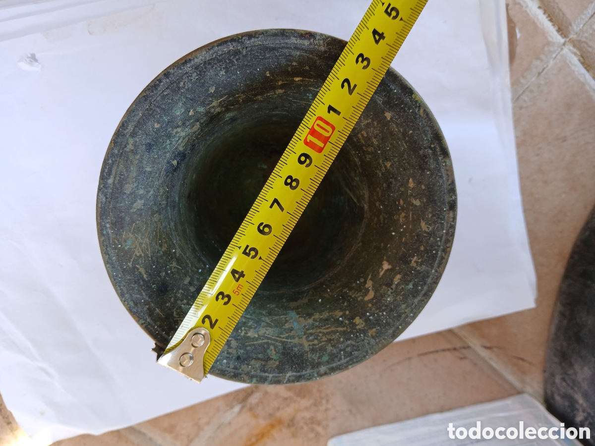 Antig&uuml;edades: Almirez muy antiguo buenas condiciones - Foto 3
