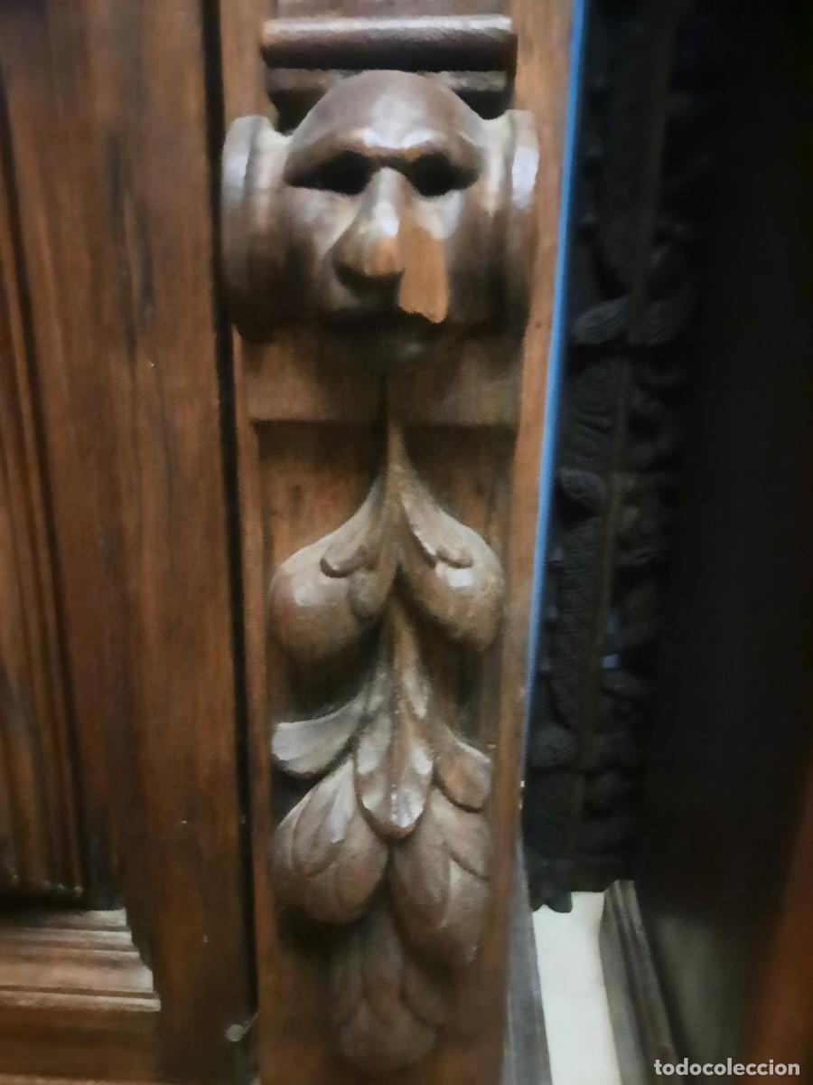 Antig&uuml;edades: Estanteria tallada antigua - Foto 4