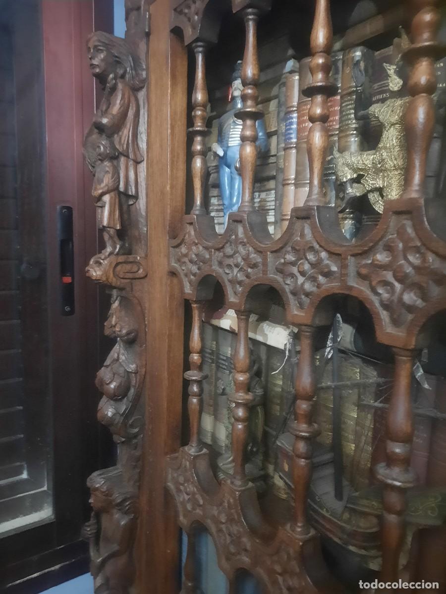 Antig&uuml;edades: Estanteria tallada antigua - Foto 6