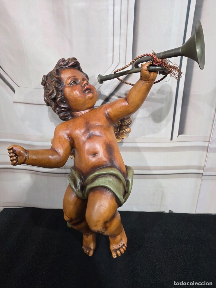 Antig&uuml;edades: Figura de putto (querub&iacute;n) de estilo barroco - Foto 1
