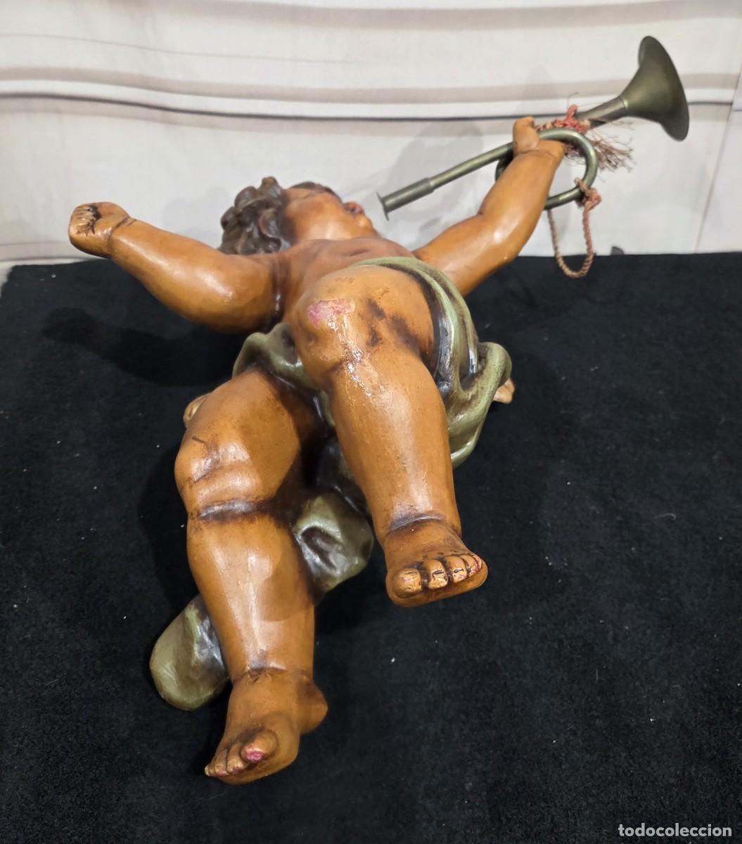 Antig&uuml;edades: Figura de putto (querub&iacute;n) de estilo barroco - Foto 4