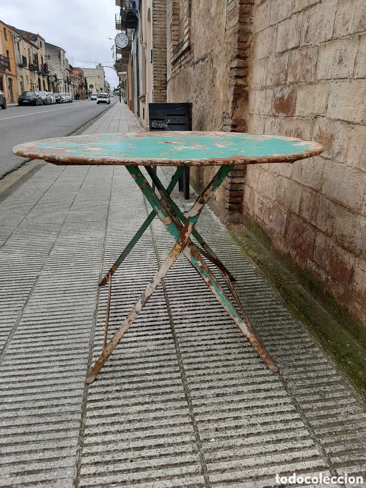 Antig&uuml;edades: Mesa abatible francesa de jardin - Foto 12