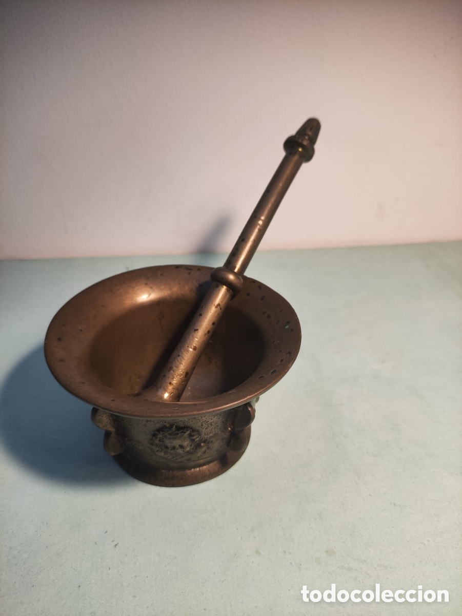Antig&uuml;edades: MORTERO ANTIGUO DE BRONCE - Foto 1
