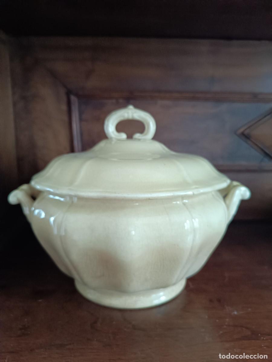 Antig&uuml;edades: Sopera Antigua Cer&aacute;mica - Foto 1