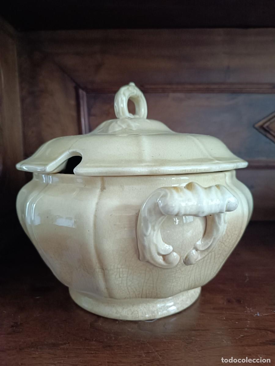 Antig&uuml;edades: Sopera Antigua Cer&aacute;mica - Foto 2