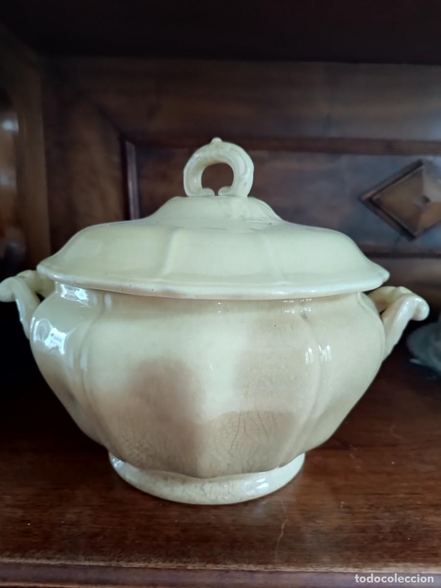 Antig&uuml;edades: Sopera Antigua Cer&aacute;mica - Foto 3