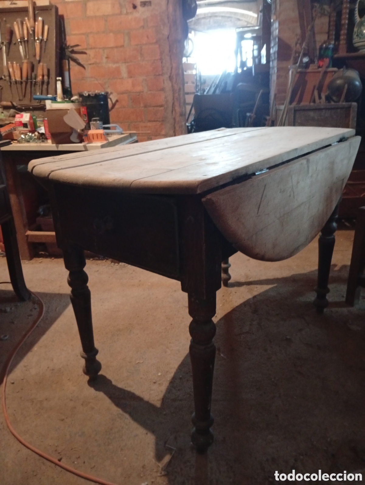 Antig&uuml;edades: Mesa cocina catalana - Foto 2