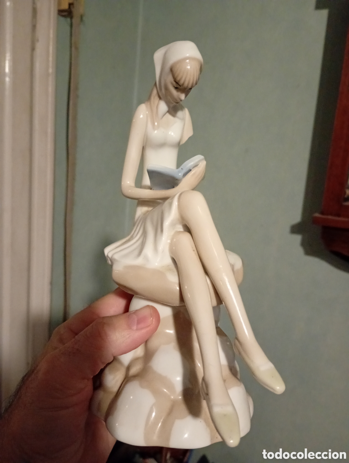 Antig&uuml;edades: FIGURA EN PORCELANA &iquest;LLADR&Oacute;? - Foto 3