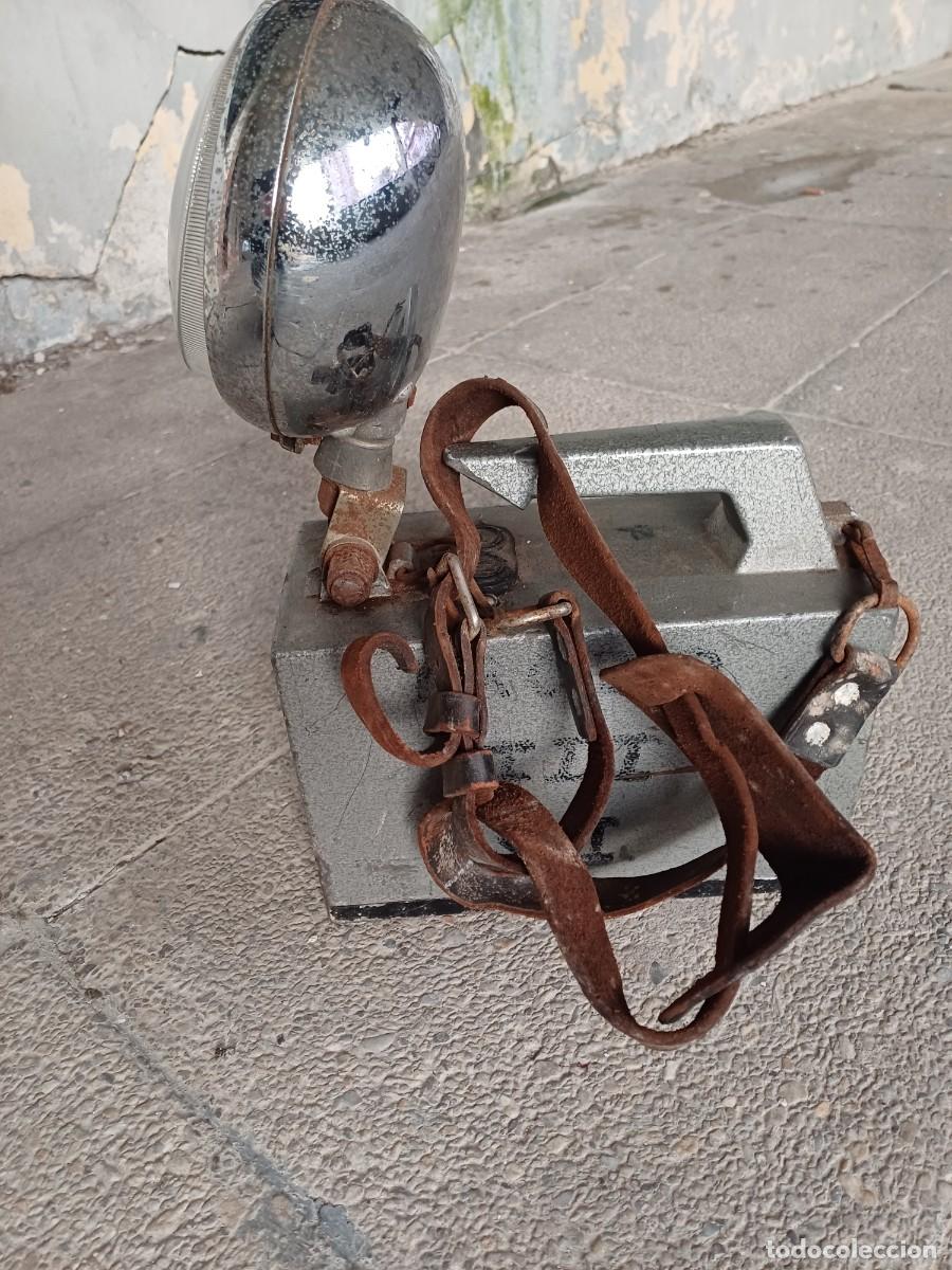 Antig&uuml;edades: Lampara minera, de bateria. - Foto 5