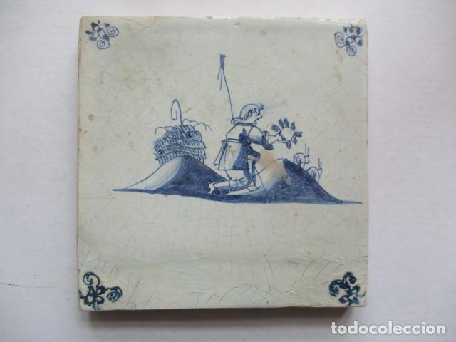 Antig&uuml;edades: Azulejo antiguo Delft - Foto 1