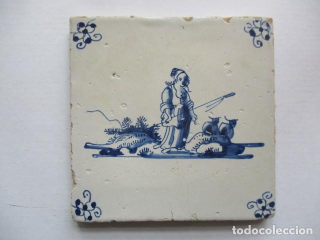 Antig&uuml;edades: Azulejo antiguo Delft - Foto 1