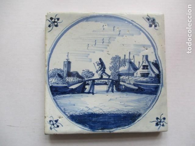 Antig&uuml;edades: Azulejo antiguo Delft - Foto 1