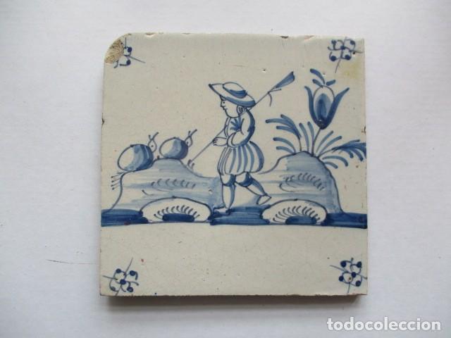 Antig&uuml;edades: Azulejo antiguo Delft - Foto 1