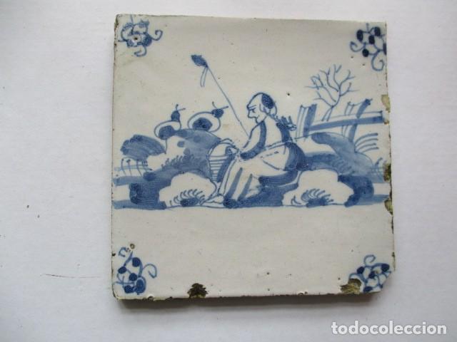 Antig&uuml;edades: Azulejo antiguo Delft - Foto 1